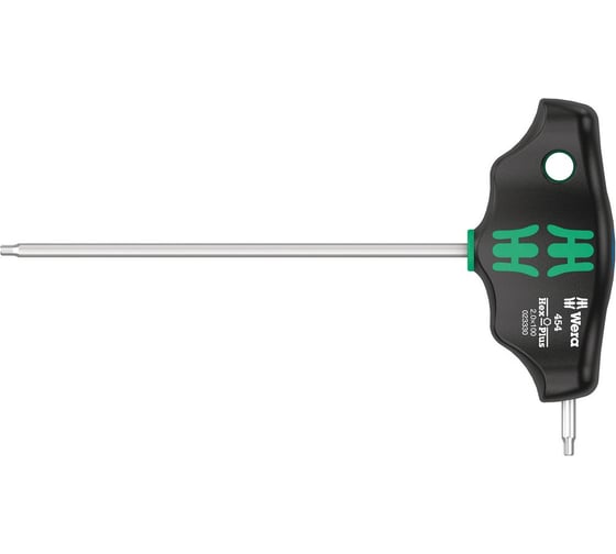 Шестигранная отвертка WERA 454 Hex-Plus, с Т-образной рукояткой, 2 x 100 мм WE-023330 1