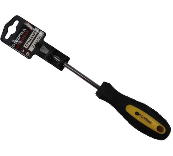 Отвертка шлицевая TOOLAS Эконом SL 6,5x100 00013101