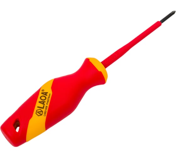 Отвертка диэлектрическая LAOA PH0*75 LA621008
