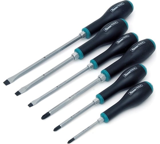 Набор отверток Kamasa Tools со сквозным стержнем, 6 предметов K 63007