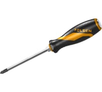 Отвертка крестовая TOLSEN "GRIPro" Phillips №2, 150 мм, силовая 20125