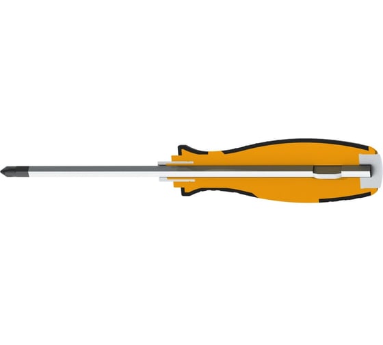 Отвертка крестовая TOLSEN "GRIPro" Phillips №4, 200 мм, силовая 20129