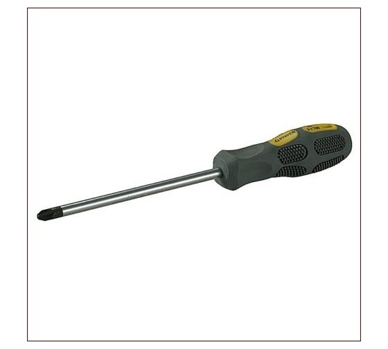 Отвертка STAYER MAX-GRIP Regular Cr-V, намагниченная, PZ0x100 мм 25822-0-100 G 1