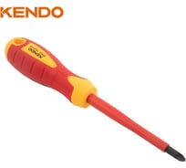 Отвертка диэлектрическая KENDO VDE PZ2x100 мм 20433