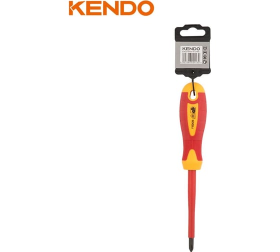Отвертка диэлектрическая KENDO VDE PH0x60 мм 20421