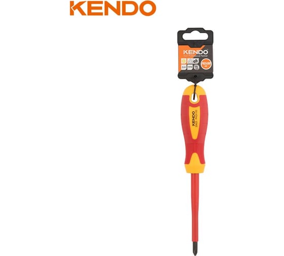 Отвертка диэлектрическая KENDO VDE PH0x60 мм 20421