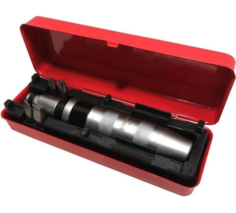 Ударная отвертка с набором бит и адаптером Forsage, 6пр в метал. кейсе F-5064(7454)