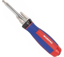 Отвертка 4в1 с подсветкой WORKPRO CR-V WP221047