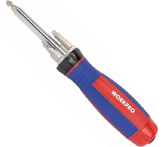 Отвертка 4в1 с подсветкой WORKPRO CR-V WP221047 1