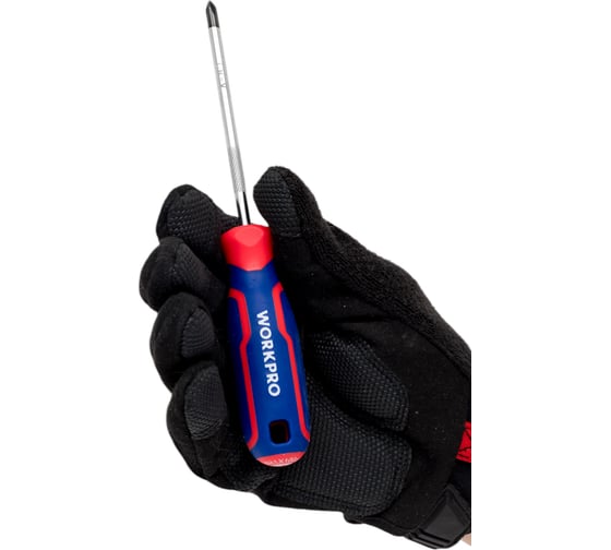 Отвертка с магнитным наконечником WORKPRO PH1x100 мм CR-V WP221027