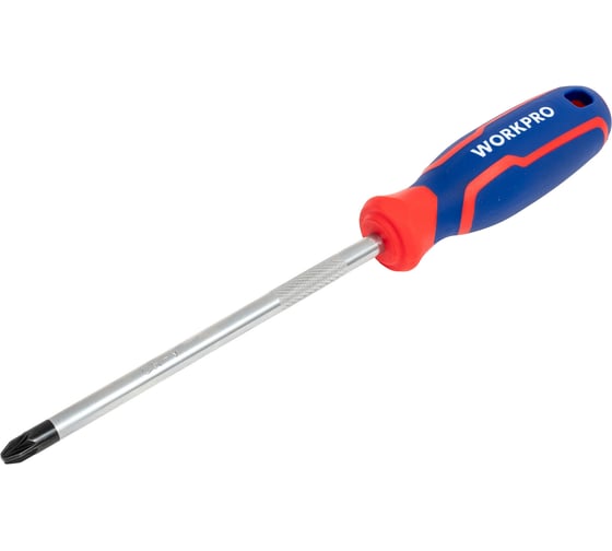 Отвертка с магнитным наконечником WORKPRO PZ3x150мм CR-V WP221038