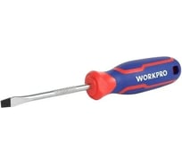 Отвертка с магнитным наконечником WORKPRO шлиц 6,5x38мм CR-V WP221024