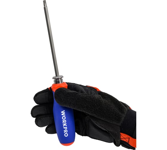 Отвертка 6в1 телескопическая WORKPRO 3 длинные биты WP221060