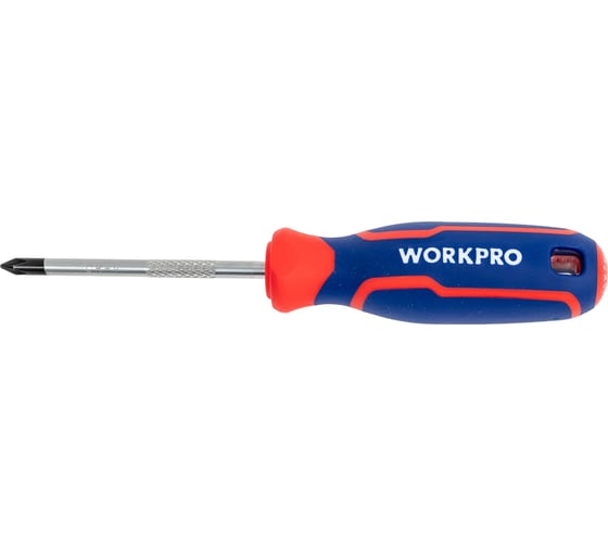 Отвертка с магнитным наконечником WORKPRO PH1x75мм CR-V WP221026