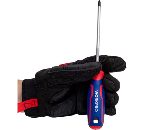 Отвертка с магнитным наконечником WORKPRO PH2x150мм CR-V WP221030