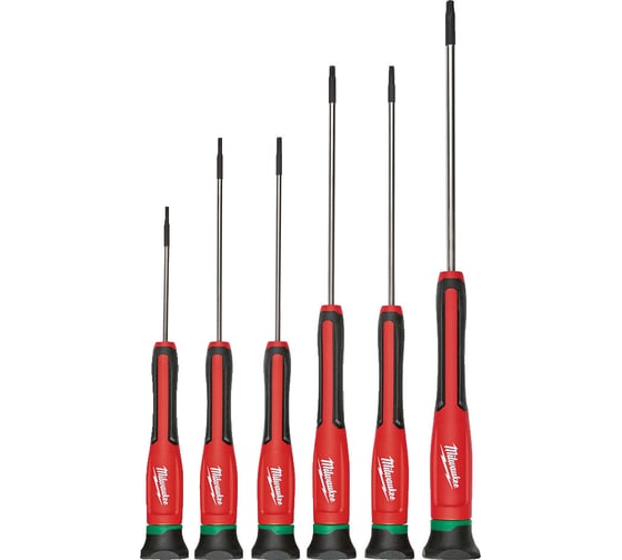 Набор отверток для точной механики Milwaukee TORX 6 шт 4932471870 1