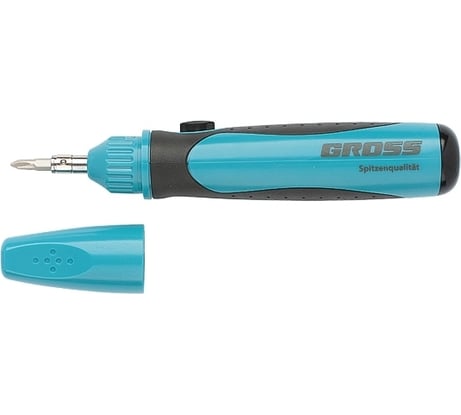 Реверсивная отвертка GROSS с механизмом SmartPush mini, 11 шт. CrMo 11609