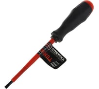 Диэлектрическая отвертка ТУНДРА SL5.5 х 125 мм 2679431