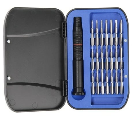 Набор бит с держателем ТУНДРА для точных работ, сталь S2, 22 предмета 4121905