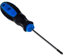 Крестовая отвертка  ТУНДРА PH0 х 75 мм, сатин, шлиц магнитный, 2К рукоятка 1858805