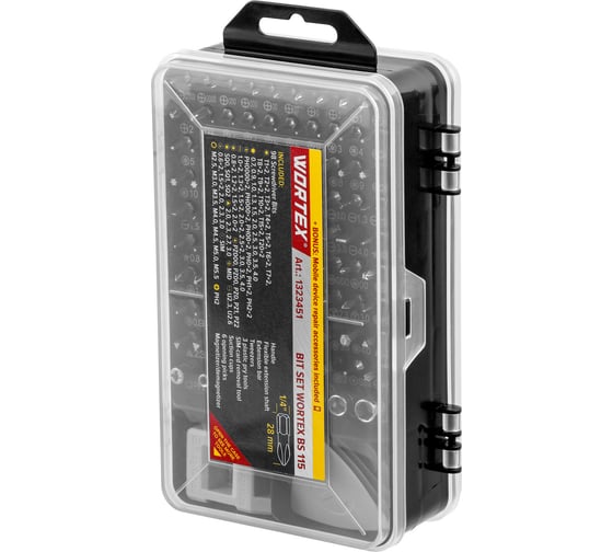 Набор бит WORTEX BS 115 1323451