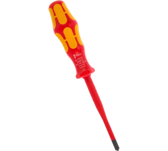 Набор VDE отверток WERA 160 iSS/7 Kraftform Plus Серия 100 с зауженным стержнем, 7 пр. WE-135961