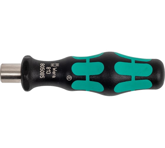 Ручка-битодержатель WERA 813 1/4, с магнитом, рукоятка Kraftform Plus WE-051274
