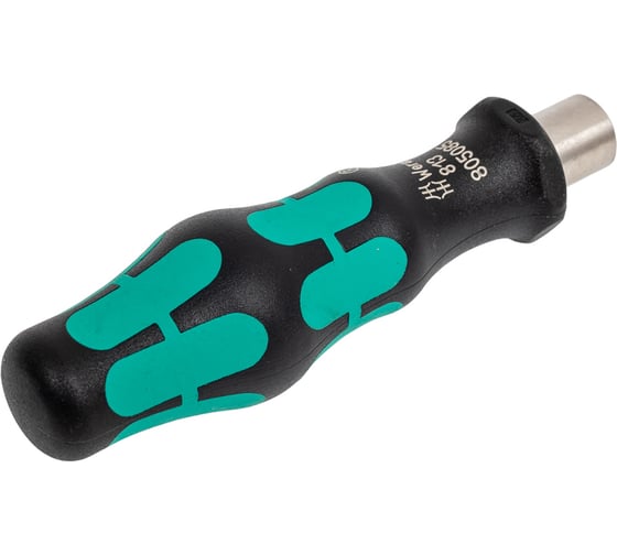 Ручка-битодержатель WERA 813 1/4, с магнитом, рукоятка Kraftform Plus WE-051274