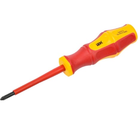 Отвертка диэлектрическая IEK ARMA2L 3 PH/SL1x80 К3 A2L3-SC30-K3-HS-10-080