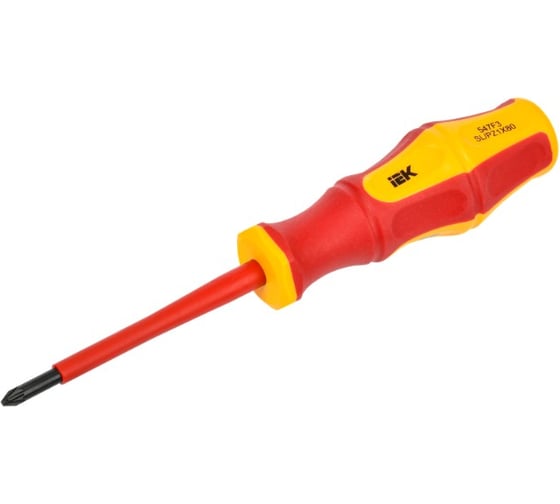 Отвертка диэлектрическая IEK ARMA2L 3 PZ/SL1x80 К3 A2L3-SC30-K3-ZS-10-080