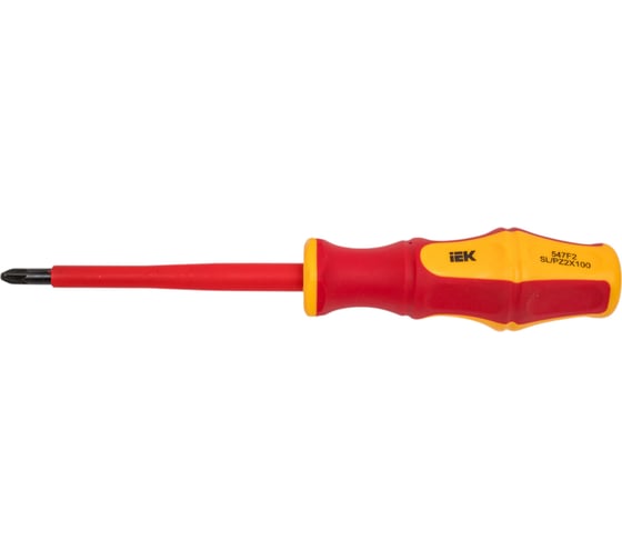 Отвертка диэлектрическая IEK ARMA2L 3 PZ/SL2x100 К3 A2L3-SC30-K3-ZS-20-100