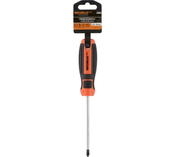 Крестовая отвертка АвтоDело PH1x 100мм Professional 39552 14842