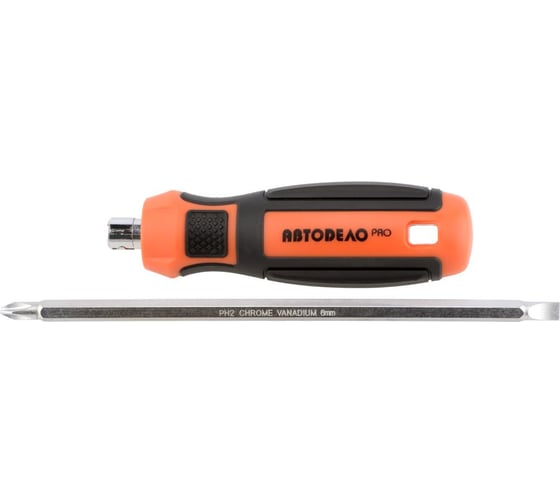 Комбинированная отвертка  АвтоDело PH2-SL6 L=150mm PRO 39572 16091 1