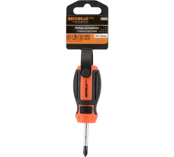 Отвертка крестовая АвтоDело Professional PH1x 38мм 39549 16088