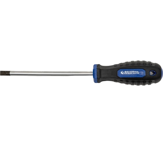 Шлицевая отвертка СТАНКОИМПОРТ SL, 150 мм CS-30.01.8x150