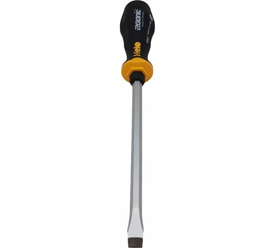 Плоская шлицевая ударная отвертка Felo Ergonic 10,0X1,6X180 45010040