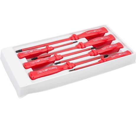 Набор изолированных отверток Pro'sKit 8PK-8100 E 4х -, 3х +, 1000В С00034089