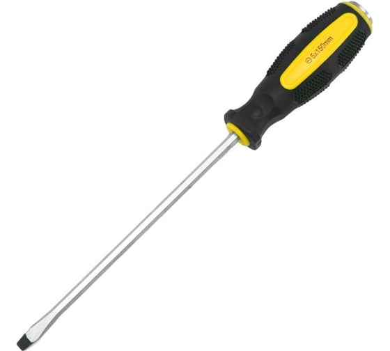 Отвертка шлицевая ударная Pobedit Expert Cr-V, SL5х150 мм 2567515