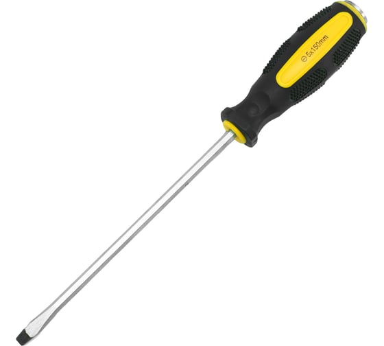 Отвертка шлицевая ударная Pobedit Expert Cr-V, SL5х150 мм 2567515