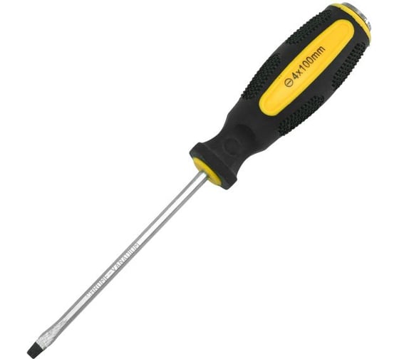 Отвертка шлицевая ударная Pobedit Expert Cr-V, SL4х100 мм 2567410