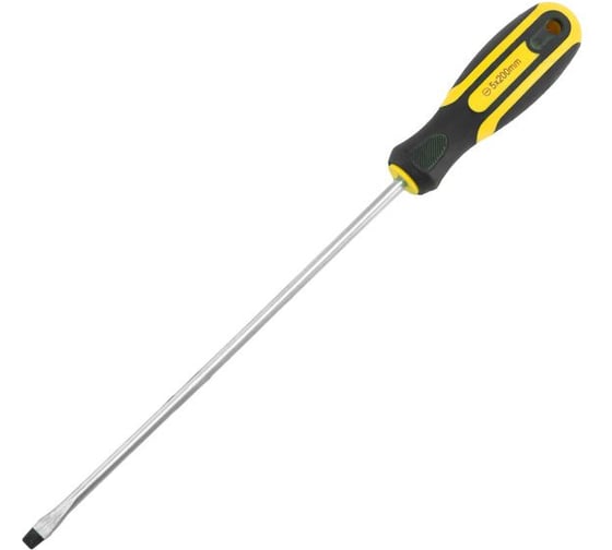 Отвертка шлицевая Pobedit Profi Cr-V, SL5х200 мм 2563520