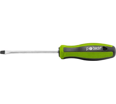Отвертка шлицевая Pobedit Elite Cr-V, SL5х100 мм 2565510