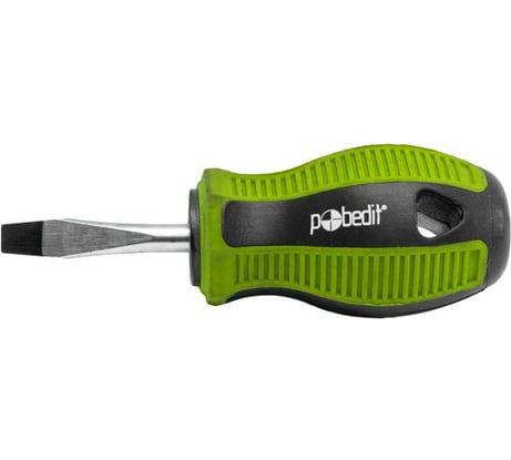 Отвертка шлицевая Pobedit Elite Cr-V, SL6х38 мм 2565638