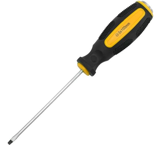 Отвертка шлицевая ударная Pobedit Expert Cr-V, SL3х100 мм 2567310