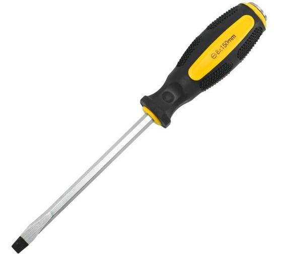 Отвертка шлицевая ударная Pobedit Expert Cr-V, SL8х150 мм 2567815