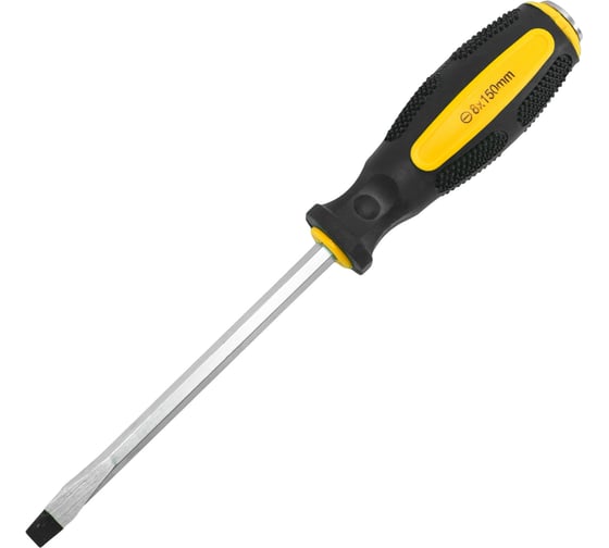 Отвертка шлицевая ударная Pobedit Expert Cr-V, SL8х150 мм 2567815