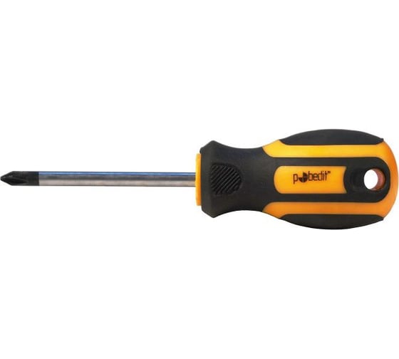 Отвертка крестовая Pobedit Profi Cr-V, PH2х38 мм 2563238 1