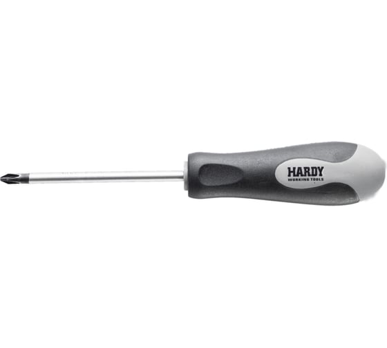 Отвертка HARDY крестовая, ручка 2K, 6х100мм 2202-380100