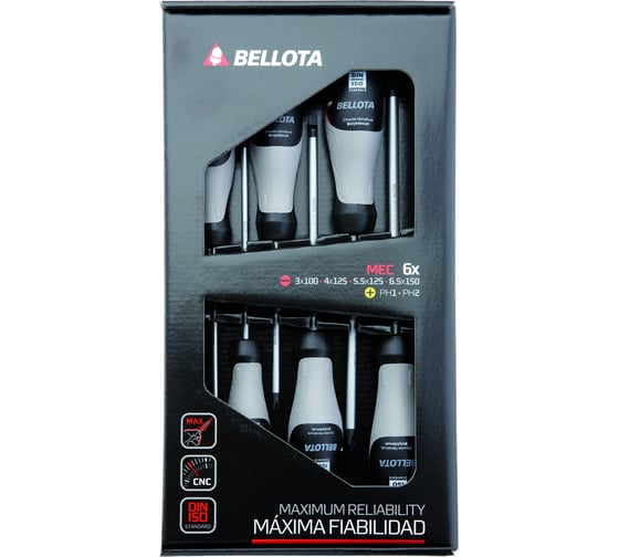 Набор отверток Bellota Механик 6 шт. 66292-MEC