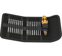 Набор ручки-держателя 816 R ESD с битами WERA Kraftform Kompakt 60 ESD 17 пр. WE-051043